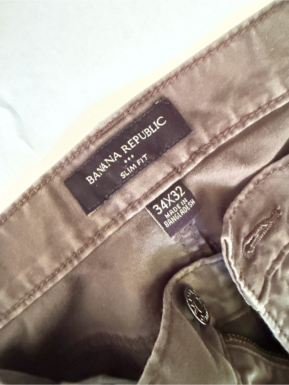 Banana Republic men’s pants 34x32 brown